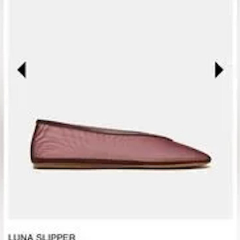 Le Monde Beryl Luna Slippers  Red Mesh